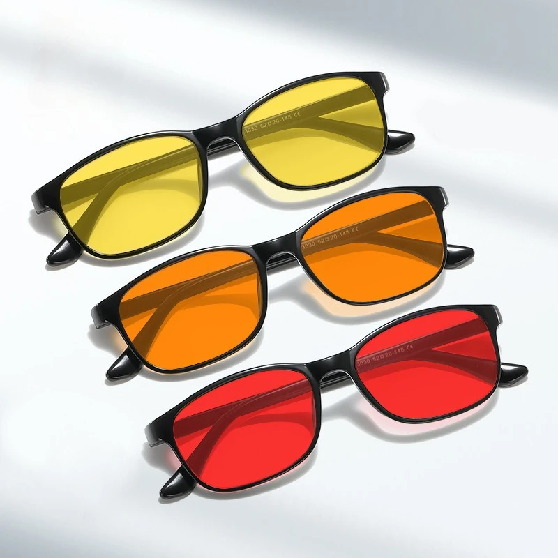 Nouvelles lunettes de conduite ultra-légères à vision nocturne pour hommes et femmes, anti-lumière bleue, protègent les yeux, pour jouer à des jeux sur ordinateur, lunettes à verres plats