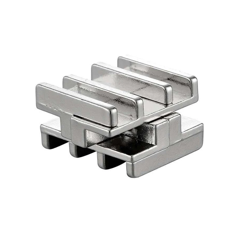 Casse-tête imbriqué, 3 pièces, Test logique en métal, défi mental, problème éducatif, résoudre, jouets, nouveauté, cadeaux pour enfants