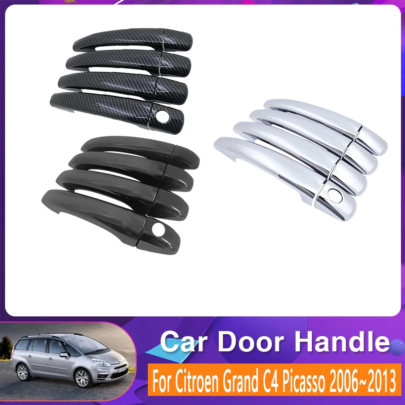 

Car Door Handle Cover Trim Fit For Citroen Grand C4 Picasso 2006~2013 Scratchproof Chromium Styling Door Handle Auto Accessories