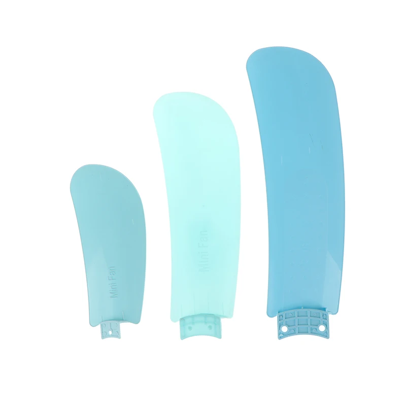 5 peças 17.5/25/29.5cm lâminas de ventilador de plástico lâmina de substituição de inserção direta universal plástico pequena folha de ventilador acessórios diy