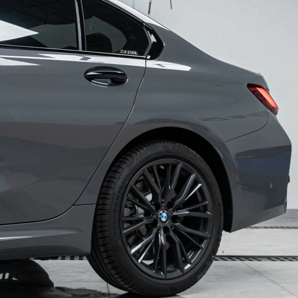 

Глянцевая металлическая виниловая подложка из углеродного волокна для лодки из ПЭТ светр-серого цвета для домашнего декора