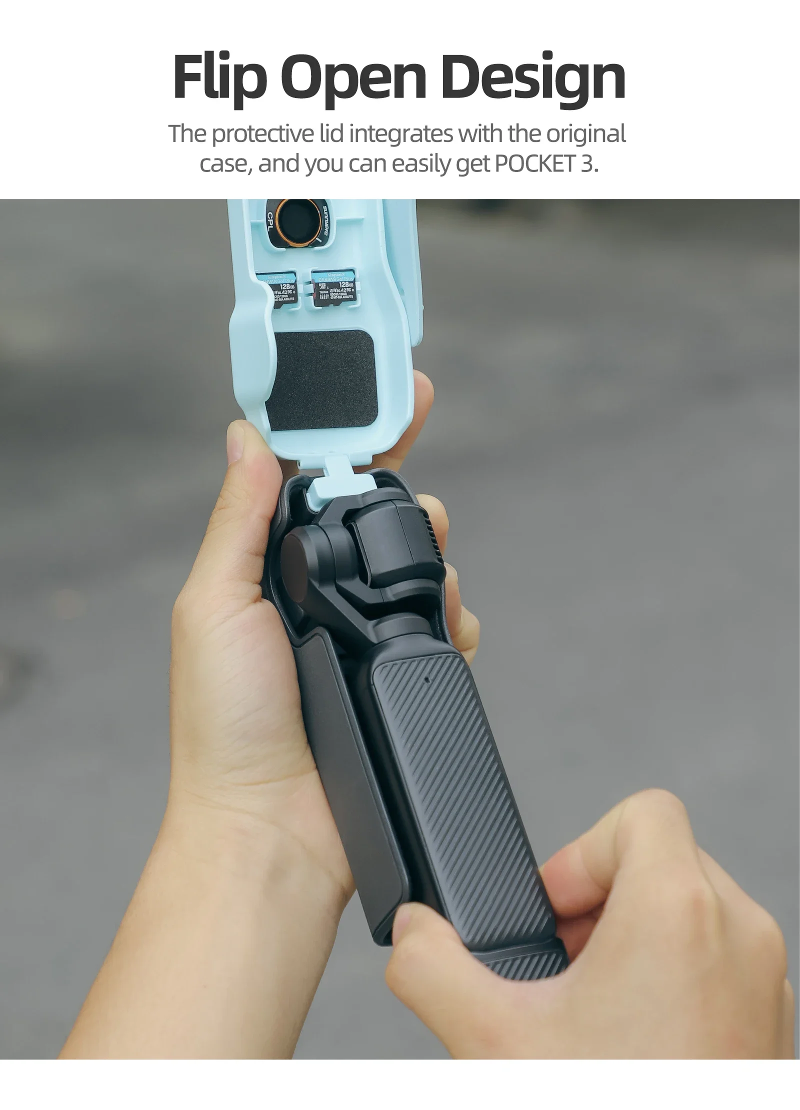 Портативный защитный чехол для DJI Pocket 3, защитный чехол для хранения с защитой от царапин, чехол для DJI Osmo Pocket 3, аксессуар для камеры