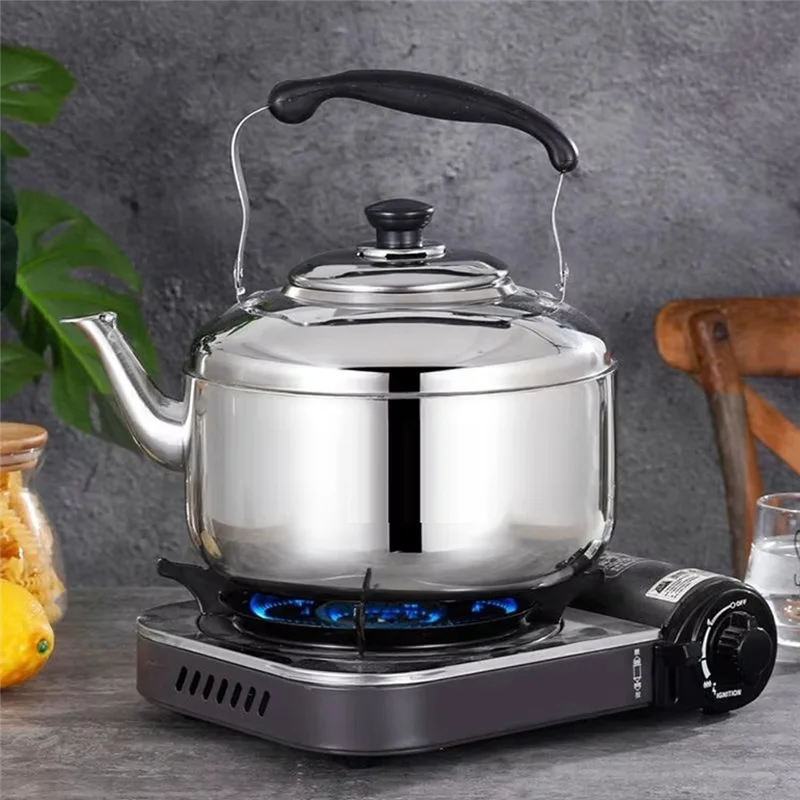 A85I-304 Stainless Steel 3L Kettle For Home - Large Capacity With Audible Boil Signal