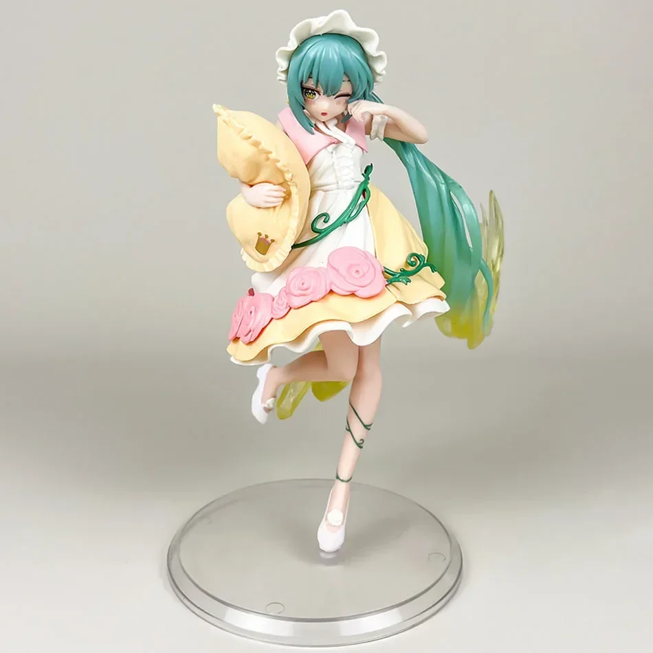 20 centimetri Anime Modello Giocattolo Hatsune Miku X Cinnamoroll Figura Fata Specchio La Bella Addormentata Figure Auto Ornamento PVC Regalo Di Compleanno