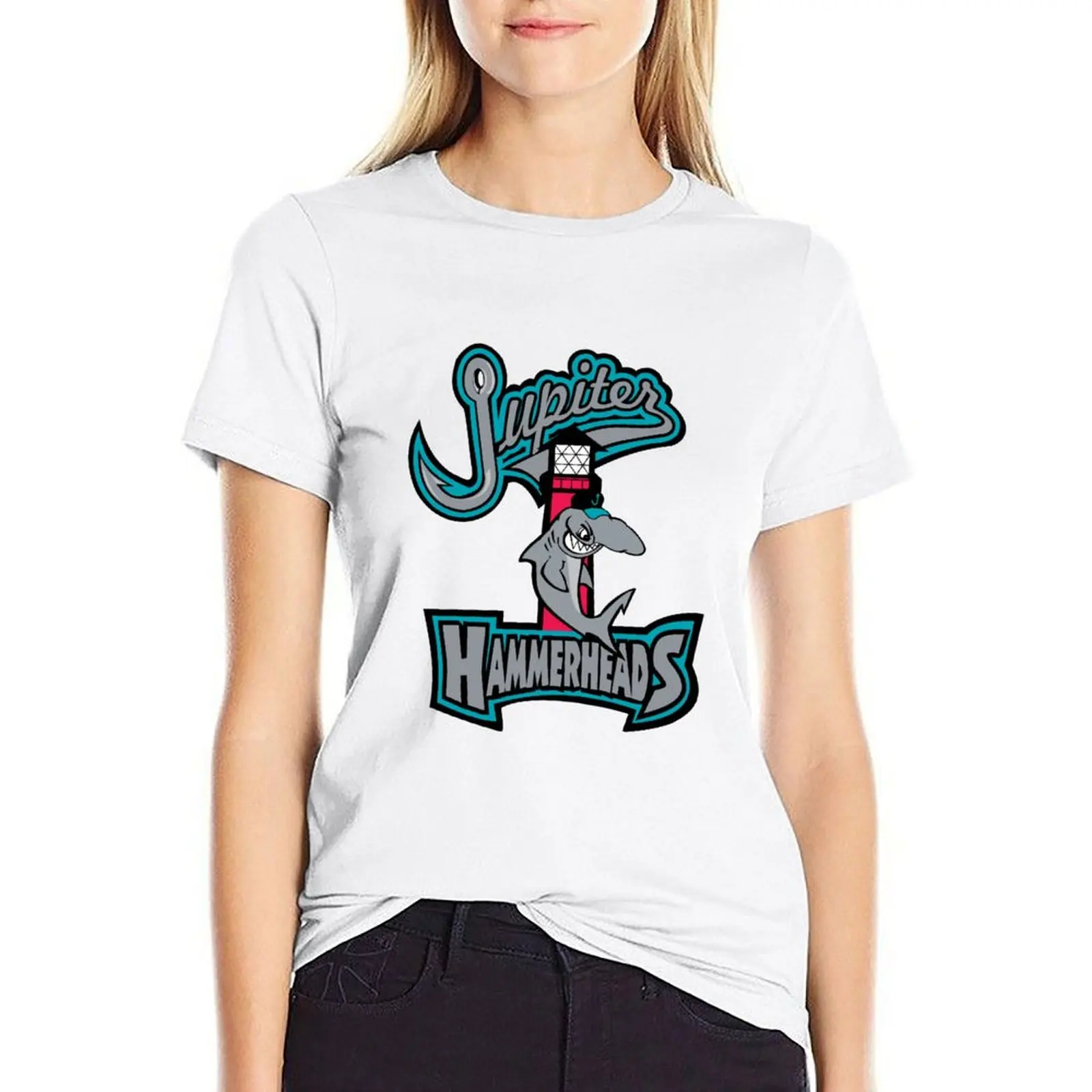 

Jupiter Hammerheads T-shirt plus size tops tees Women t-shirts