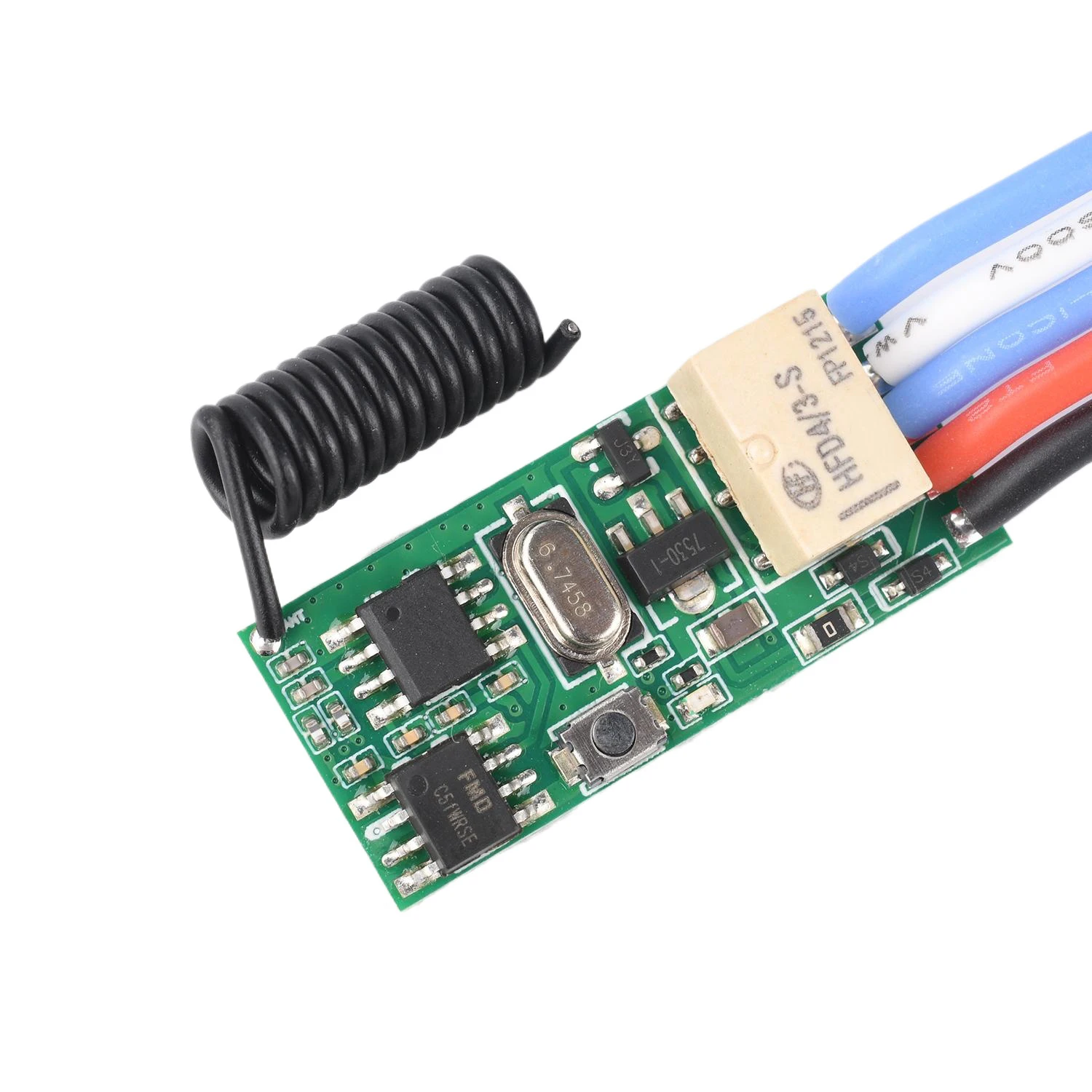 Mini Wireless Remote Control Switch 433MHz for LED Lights Small Switch Controller for DIY Home Appliance and Lighting