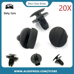 20pc Auto Fasteners Rivets Clip Car Bumper Door Panel Fender Liner Clamp Retainer 8565.53 856553 FCP-0119x00020 Car Accessories