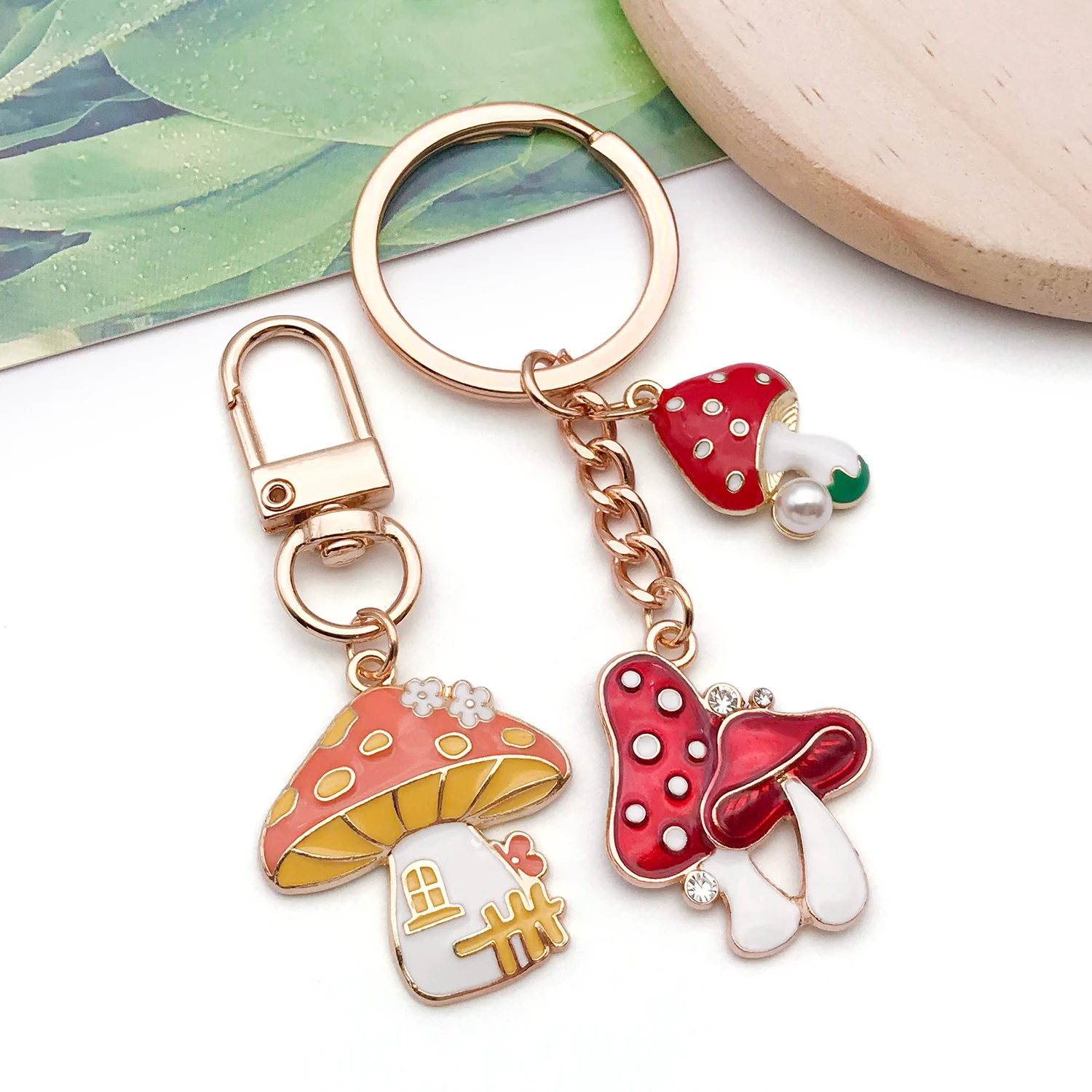 Cute Mushroom Family Charms, 20 Styles Thanksgiving Enamel Alloy Pendants for DIY Earrings Bracelets & Necklaces.