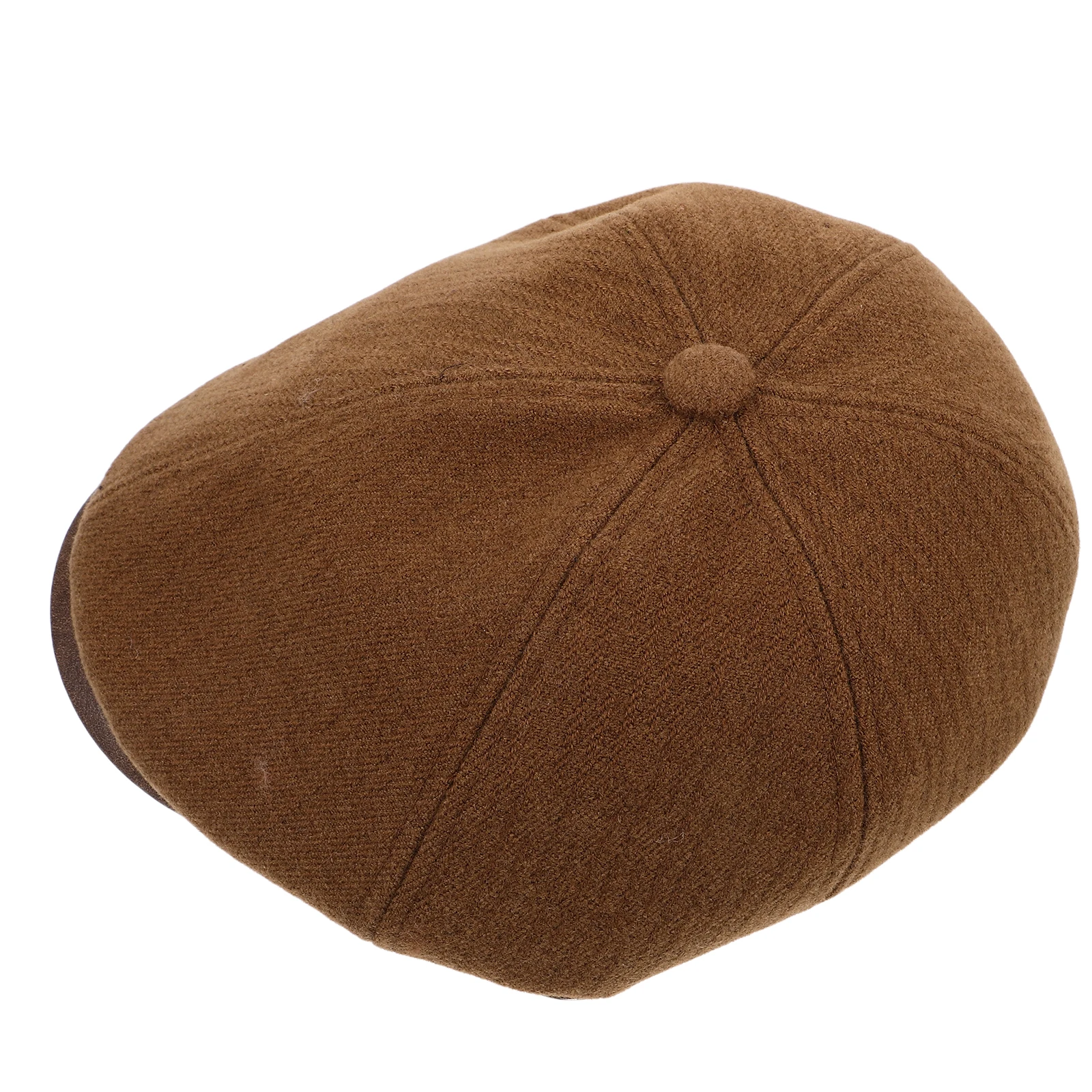 

Beret Cap Women Light Brown Flat Hat Fashionable Newsboy Vintage Travel Outfit Summer Comfortable Breathable