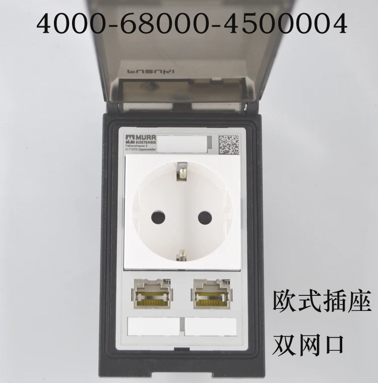 FUZUKI CNC Machine Tool Combination Socket Front Panel Interface 4000-68000-4500004 Dual Network Interface