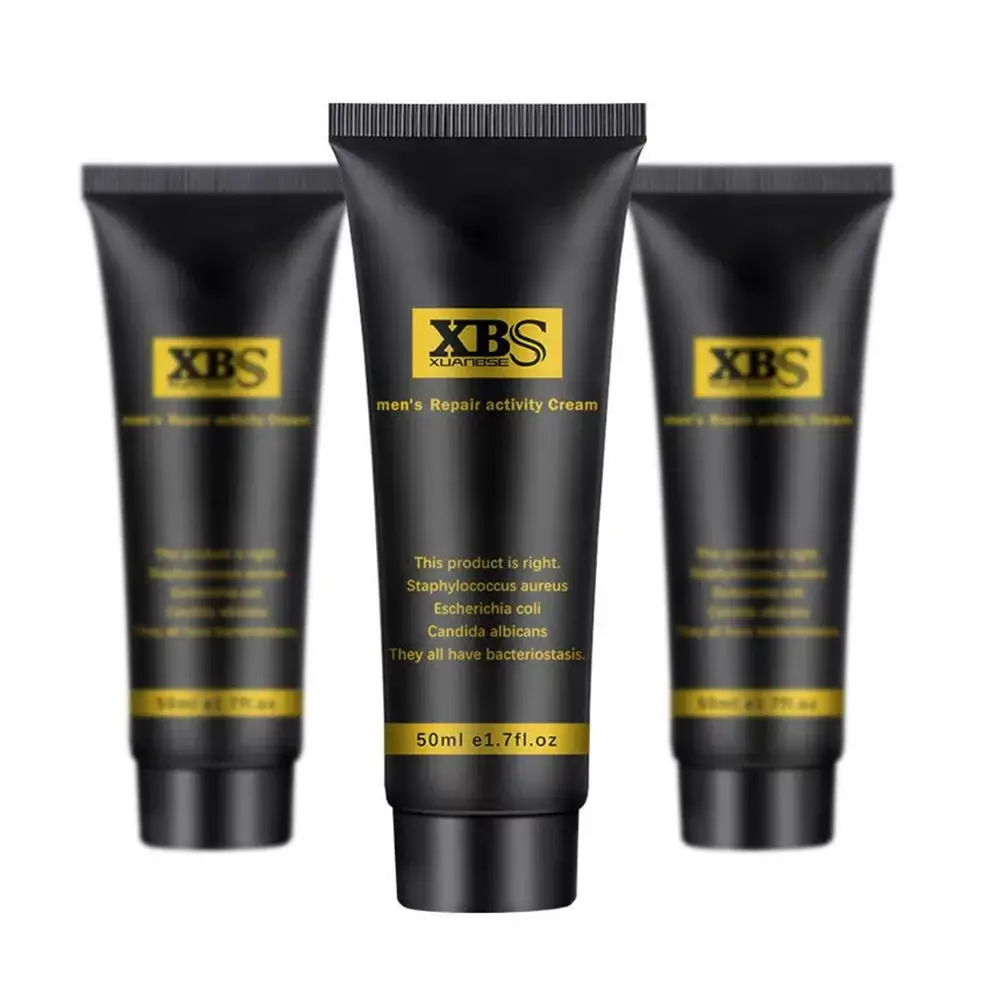 Ungüento Masculino XBS de 50 ml, Aceite Esencial para Masaje de Partes Íntimas, Cuidado Íntimo Masculino para Ejercicio