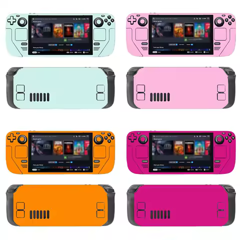 Skin Sticker for Steam Deck Protective Vinyl Decal Pure Color Cover Wrap for Steam Deck