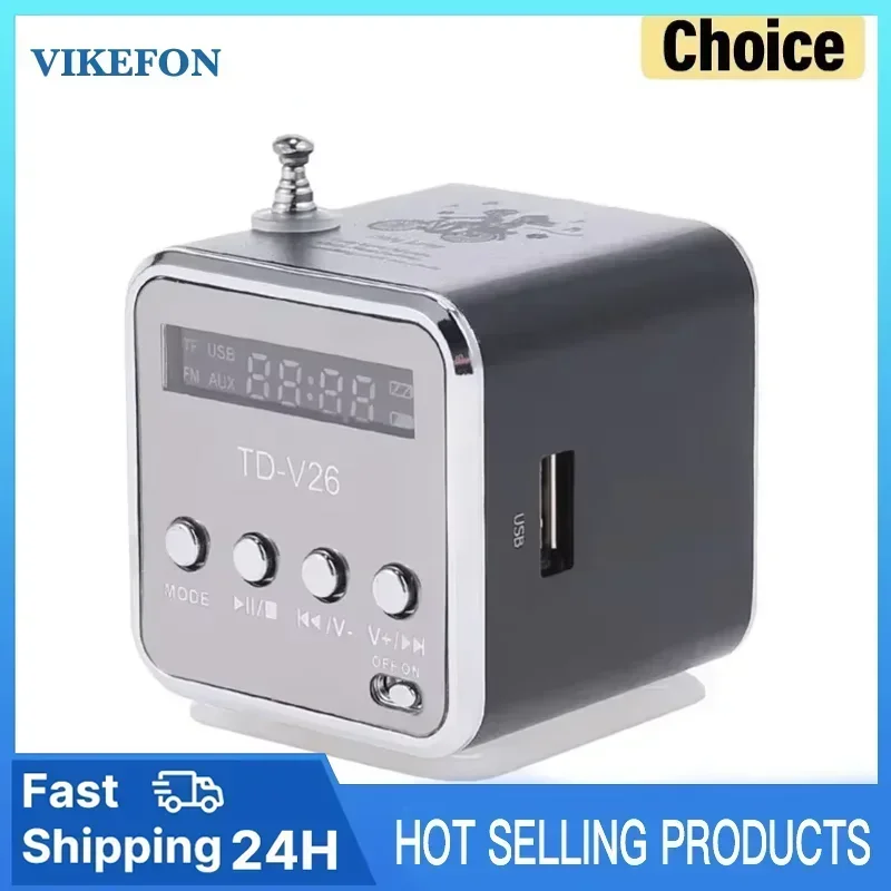 Mini Caixa De Som سمّاعات بلوتوث راديو محمول FM صندوق الصوت موسيقى لاسلكية صغيرة Bocina مشغل MP3 عمود بلوتوث