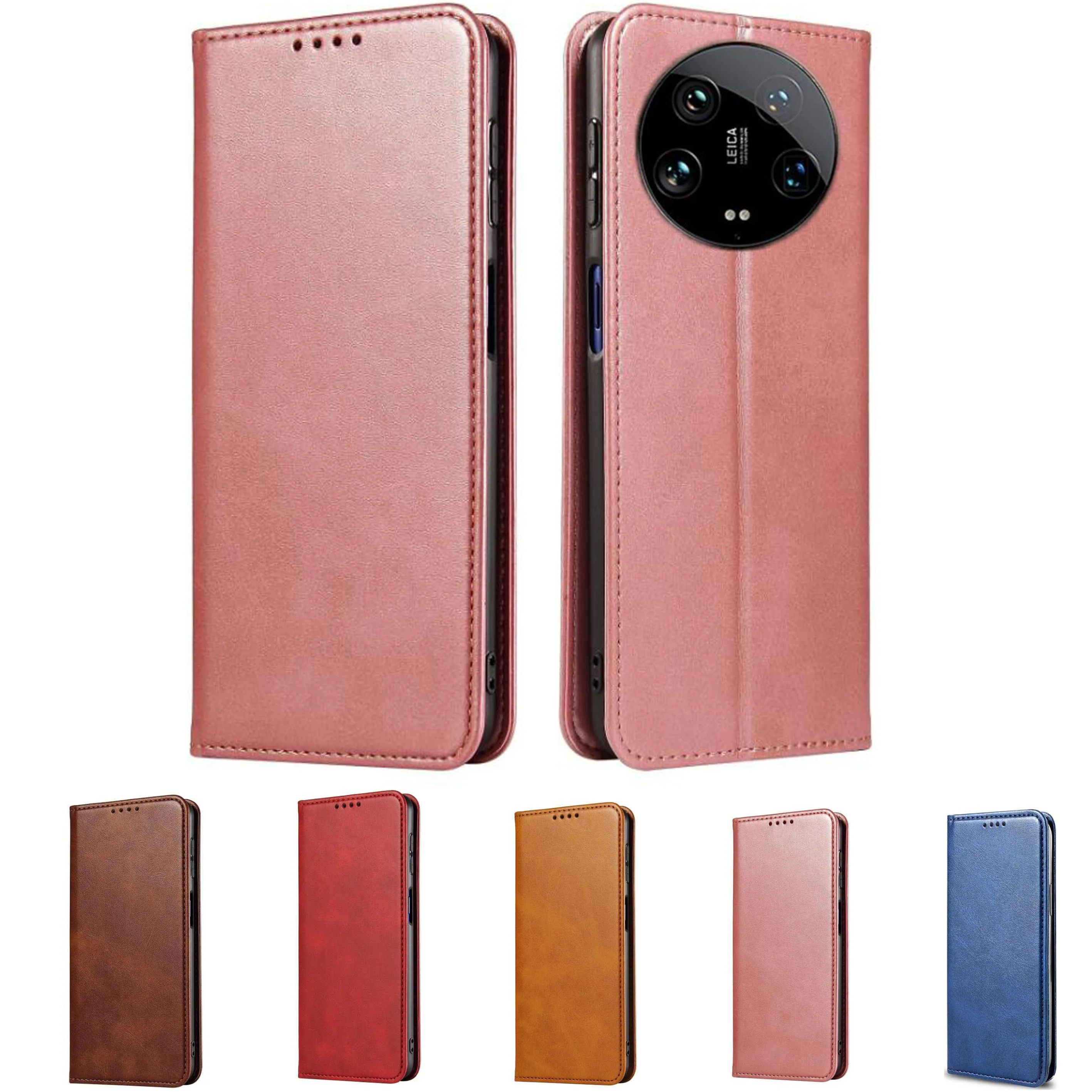 For Xiaomi 14 Ultra Case Leather Wallet Flip Phone Case For Xiaomi 14 Pro Cover For Xiaomi Mi 14 Pro Ultra Global Version Case