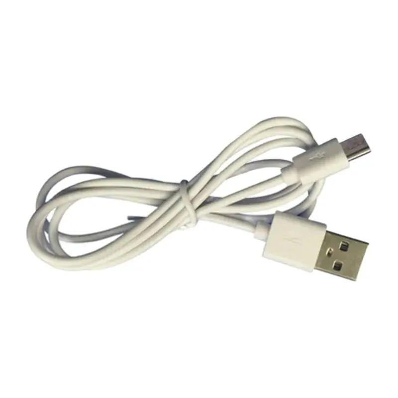 Usb Micro Cable 100cm Power Bank Charger Wire 1a White 1meter