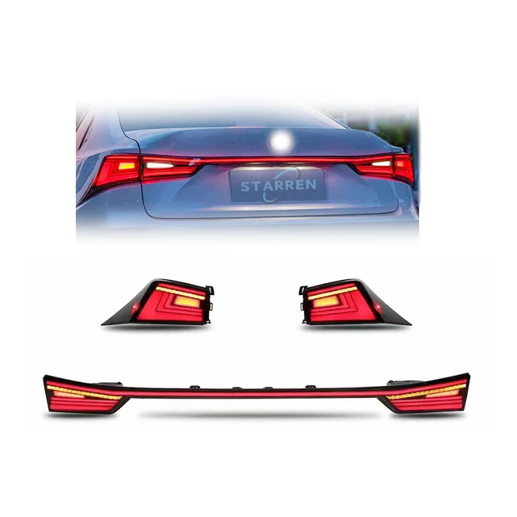 Is250 Is300 Is350 2013-2020  Plug and play retrofit LED tail light Full LED through dynamic taillights for Lexuscustom