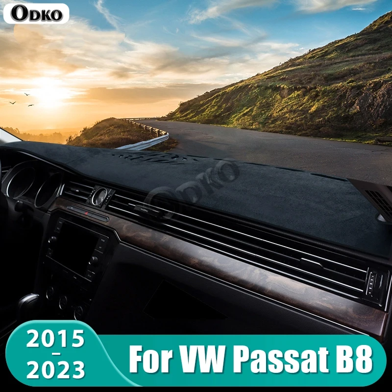 Für Volkswagen VW Passat B8 2015 2016 2017 2018 2019 2020 2021 2022 2023 Auto Dashboard Matte Sonnenschutz Nicht-slip Abdeckung Zubehör