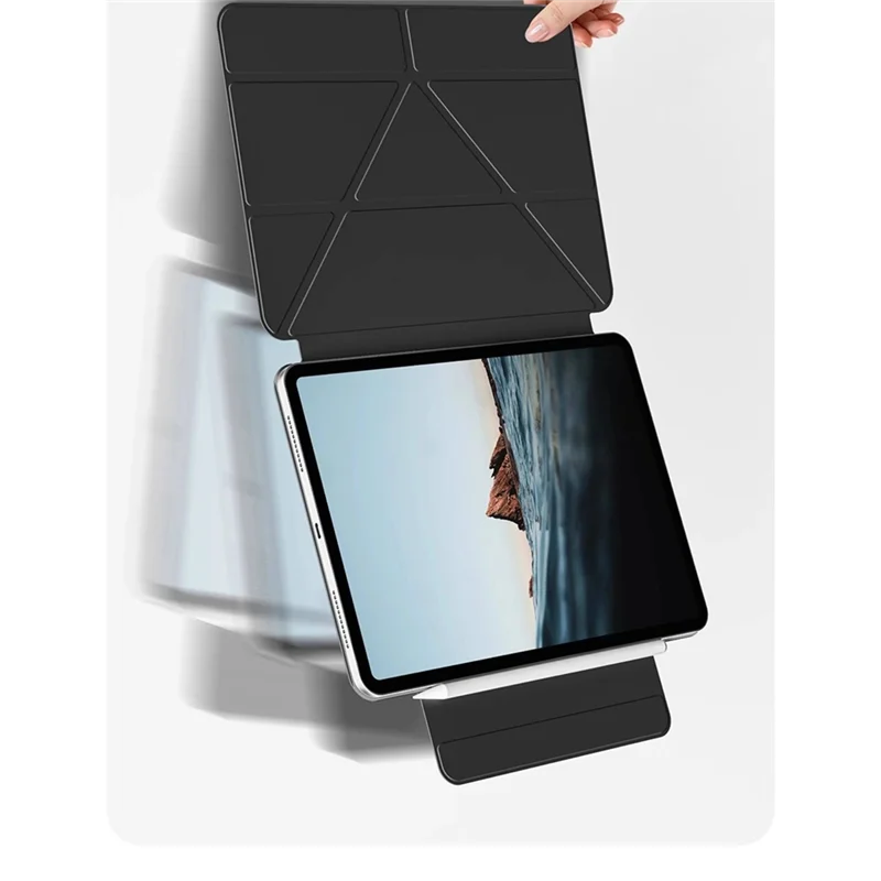 TTKK-Magnetic Attraction Foldable Dual-Sided Clip For Ipad Tablet Case 3+ Y For Ipad Air 2025[ 13 Inch]  Tablet