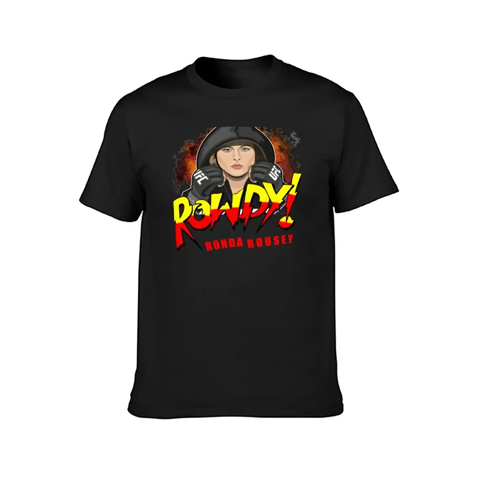 Rowdy Ronda Rousey Classic T-Shirt customs Luxury man vintage t shirt men