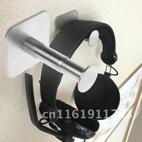 Steel Headphone Holder Portable Headsets Hanger Universal Paste Wall Desk Mount Hook For Earphones Stainless