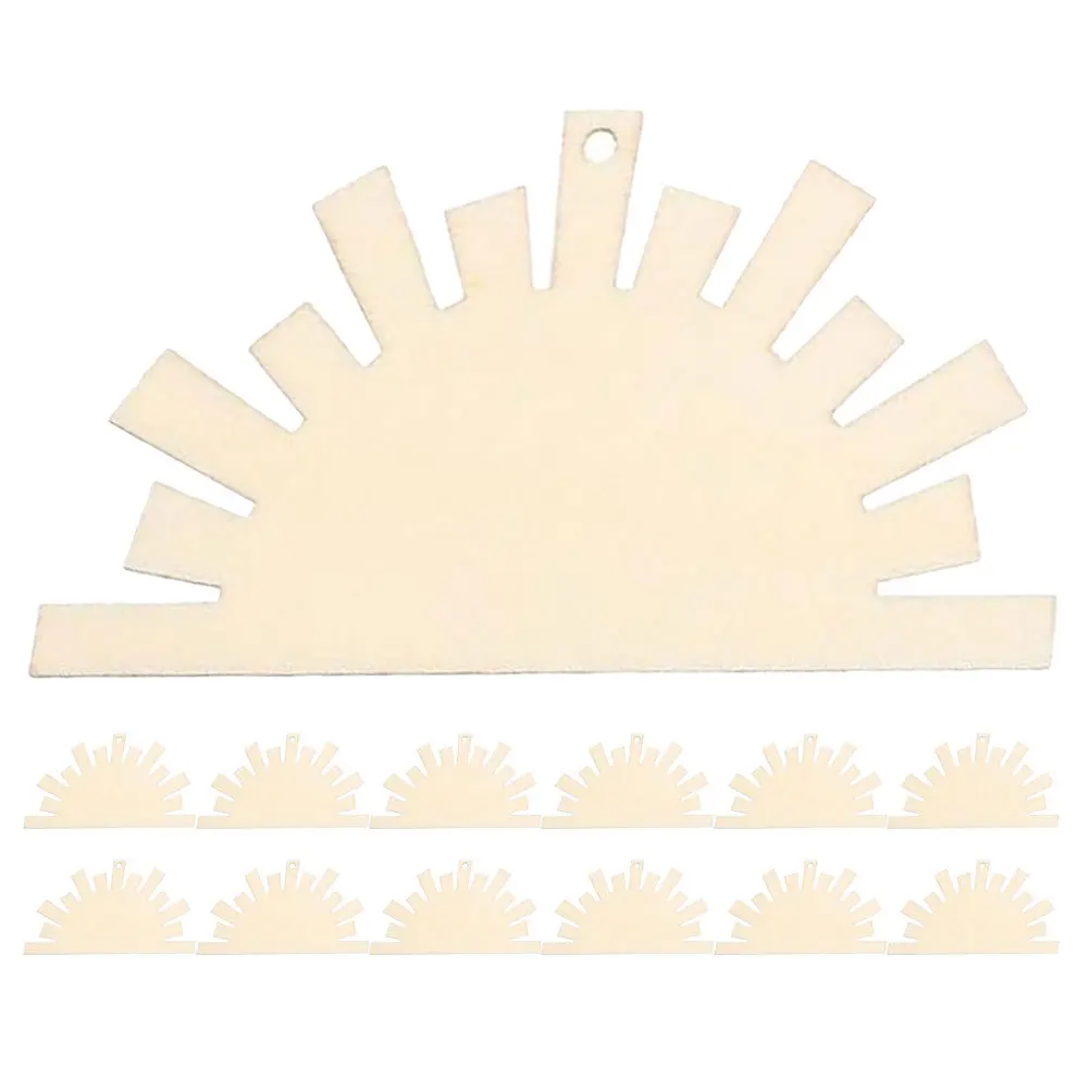 

20pcs Wood Cutouts Diy Decoration Unfinished Wooden Slices Craft Supplies For Teens Painting Graffiti Chip Home Ornament Pendant
