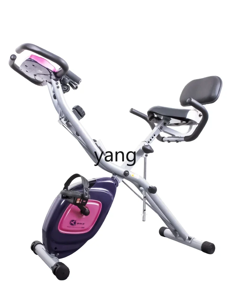 L'm folding exercise bike, magnetic spinning bike, home silent bike