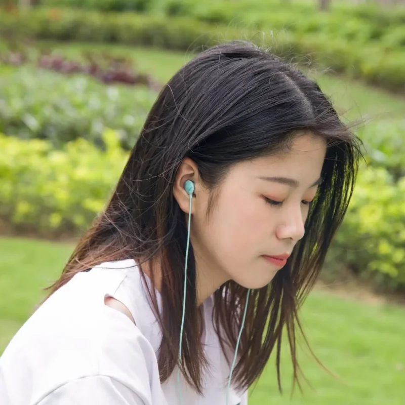 جميل الرخام الكرتون سماعات ستيريو الموسيقى العالمي سدادات الأذن هيئة التصنيع العسكري ل Xiaomi Mp3 الاطفال فتاة هدية