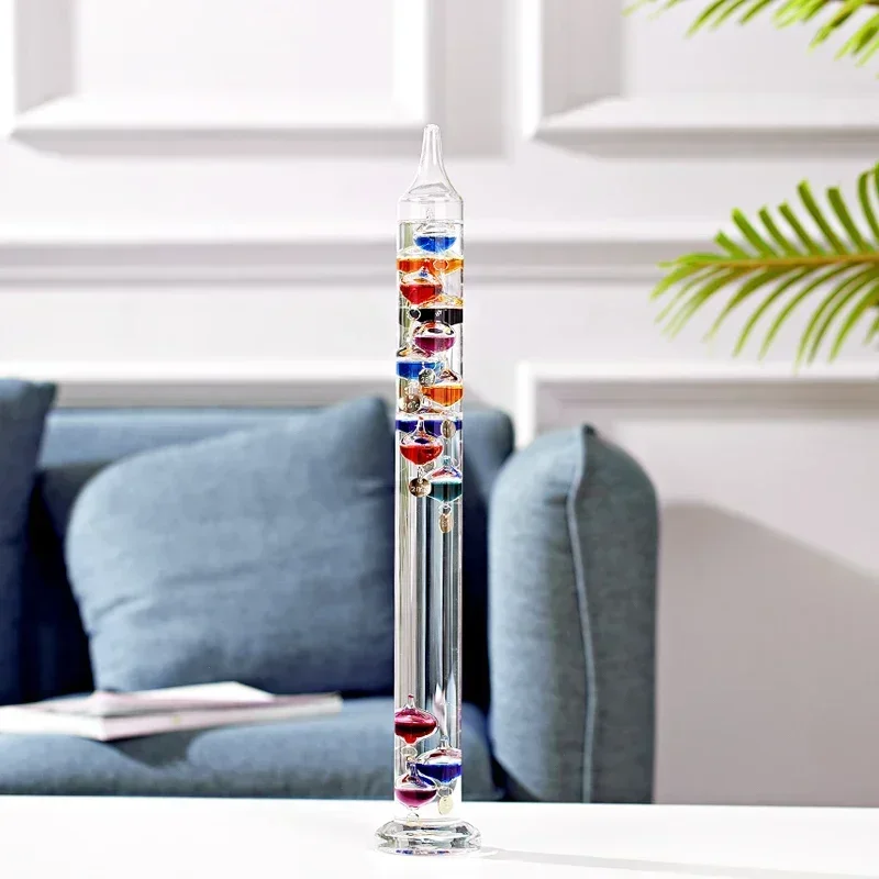 غاليليو الملونة الكرة ميزان الحرارة مكتب الديكور غرفة المعيشة خزانة مشروبات الديكور الإبداعية ديكور المنزل هدية عيد ميلاد L #4