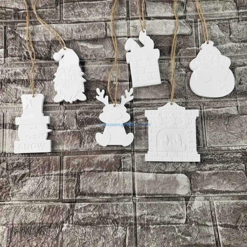 

85LF Easy Release Silicone Mold For Unique Christmas Themed Hanging Home Decorations
