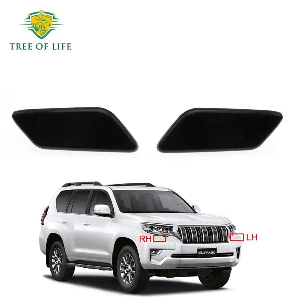 

For TOYOTA LAND CRUISER PRADO 150 LC150 2017 2018 2019 Front Bumper Headlamp Headlight Washer Spray Nozzle Cover Cap 8504460160