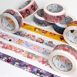 Cartoon Printing Packing Tape Cute Pig/Girl Sealing Tape Shipping Box Decorative Tape Small Business Supplies 4.5cm x 100M