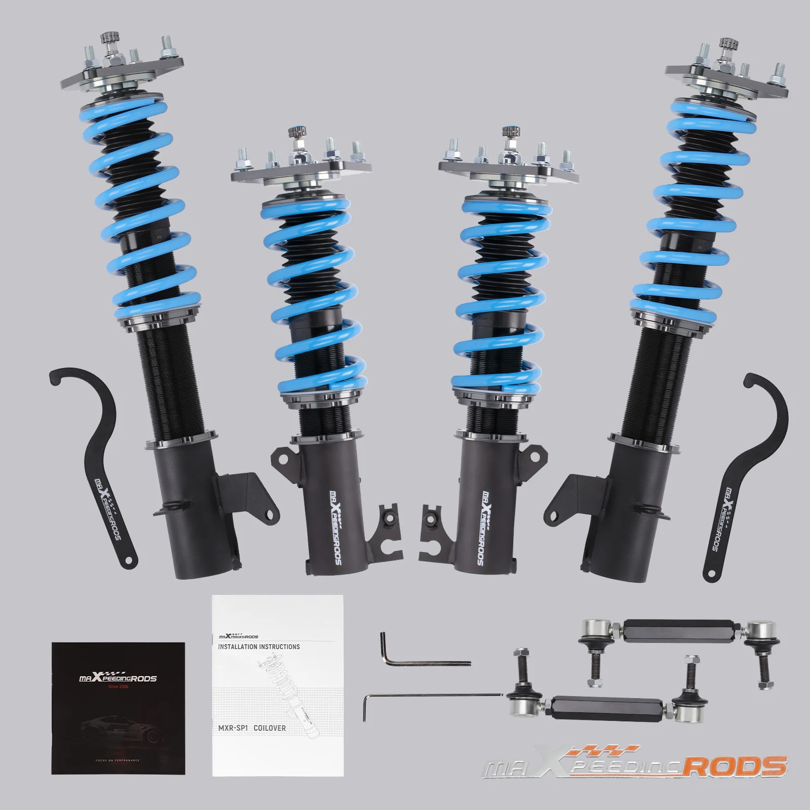 

MaXpeedingrods T6 Coilovers Lowering Suspension For Mazdaspeed Protege 1999-2003
