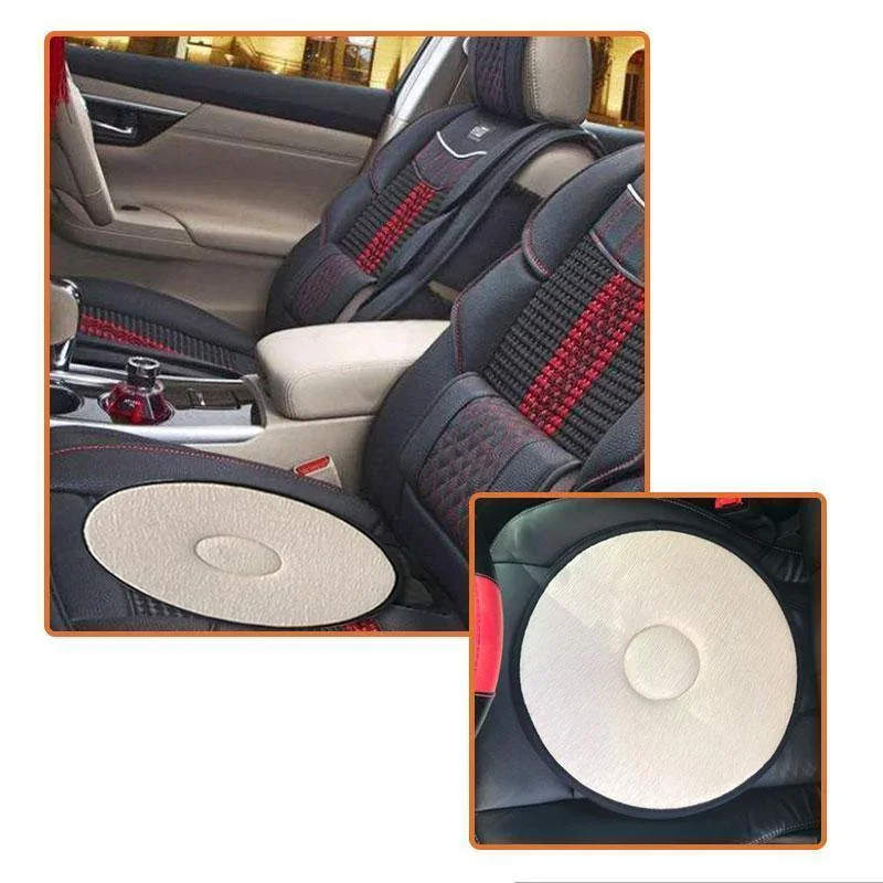 360 Degree Rotation Seat Cushion Car Seat Pillow For Pregnant Women Swivel Mobility Aid Car Mat Revolving Chair Cushion