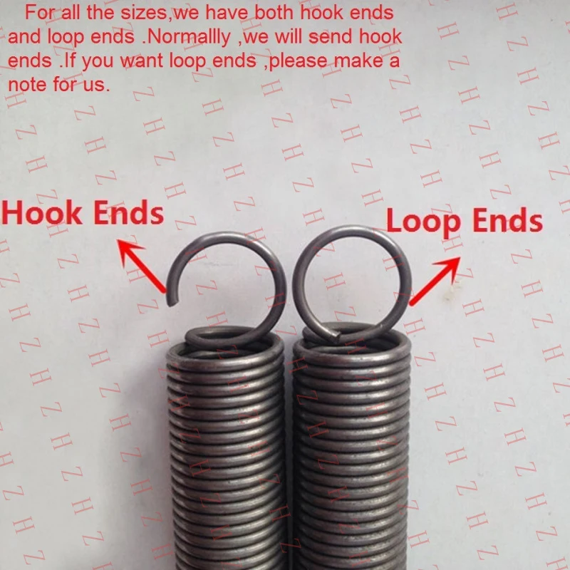 U+ 2pcs Expansion Extension Tension Springs Expanding Extending Spring Wire Dia.2mm（Minimum order 10 pieces）