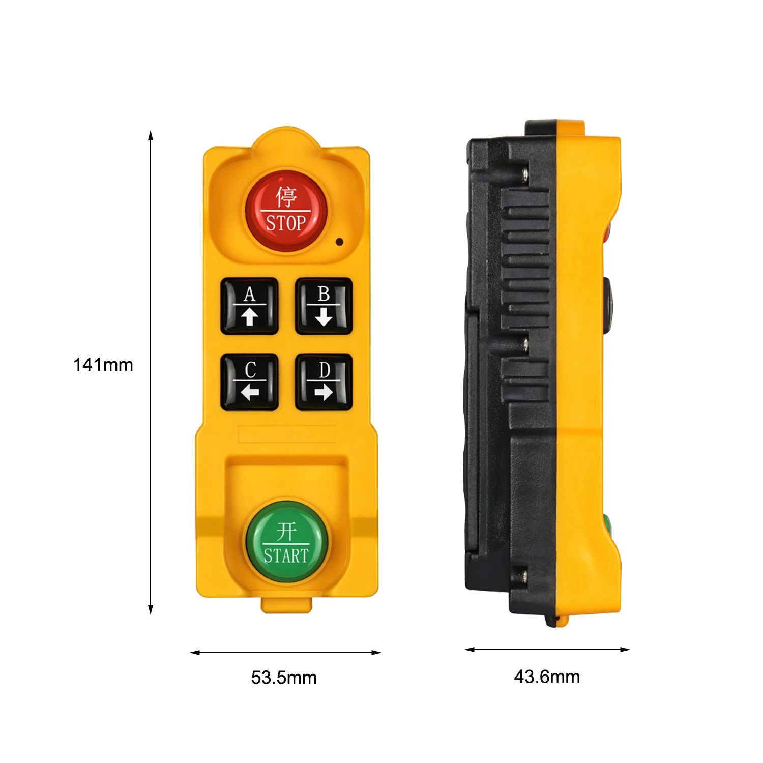 DC12V 24V 36V 4CH Wireless Remote Control LED Light Switch Relay Output Radio RF Waterproof Transmitter And 433MHz Receiver