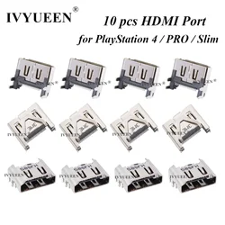 IVYUEEN-10 piezas para PS4 PlayStation 4 PRO Slim Console, puerto compatible con HDMI, Conector de pantalla, interfaz Jack, pieza de reparación