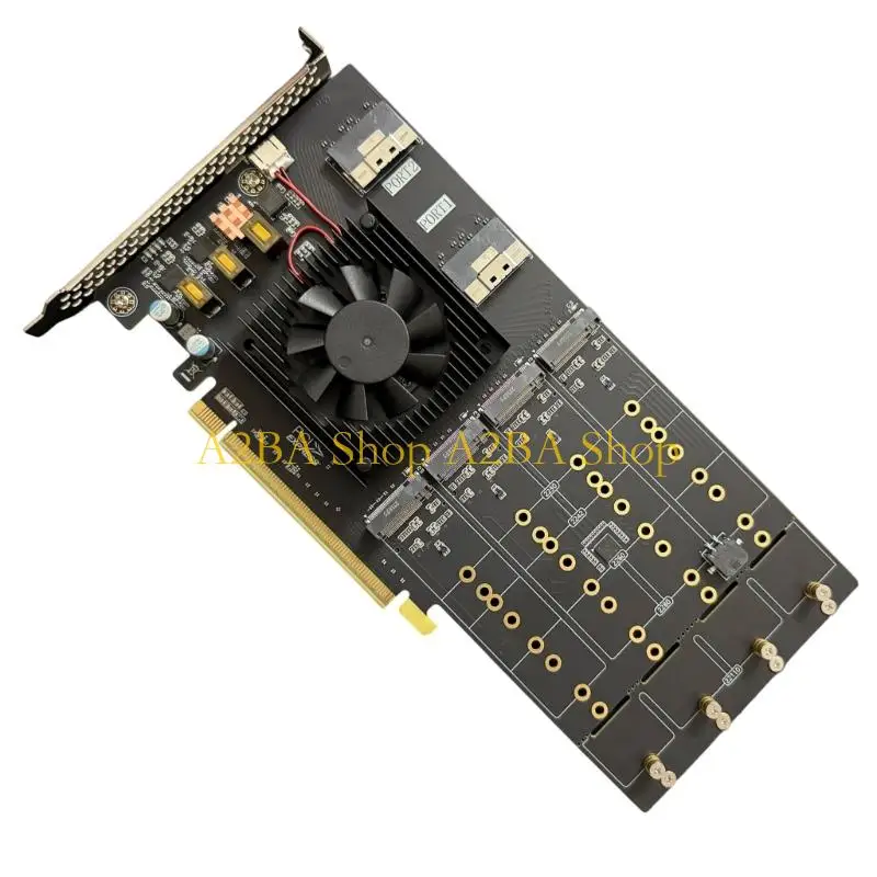 

A2BA Auto Detecting PCIe4.0 Expansion Board 64Gbps Bandwidth Full Height Brackets