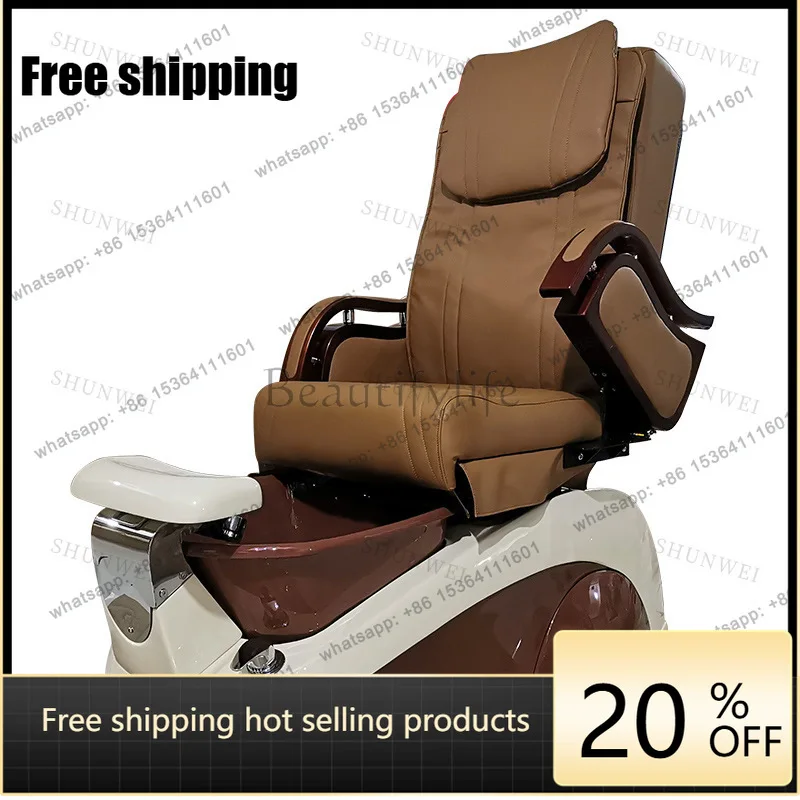 Factory Direct Sales Massage Bed Electric Foot Bath Nail Art Eyelash Chair Electric Lounge Chair