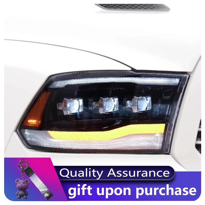 

Full LED For Dodge Ram 1500 Headlights Car Head Light Lamp Assembly 2009-2018 With Sequential Turn Signal