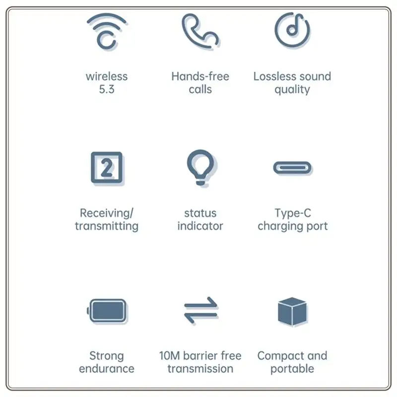 Надежный адаптер-передатчик Bluetooth 5,3 с приемником самолета 3,5 мм AUX MP3-плеер HIFI аудио адаптер для ТВ автомобильный домашний динамик, Bluetooth