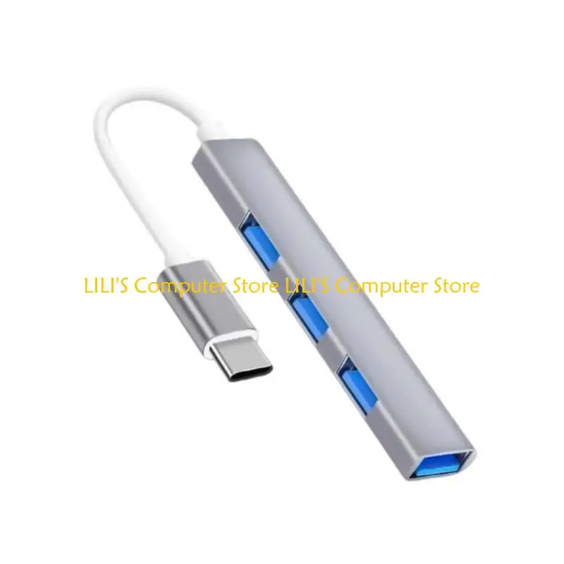 

A52B 4 in 1 Aluminum USB C/USB Splitter Dongle 3xUSB2.0+1xUSB3.0 Adapter for Laptops