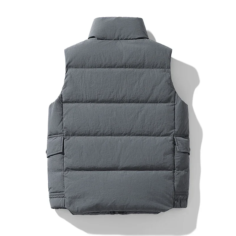 Lightweight Thick Sleeveless Coat Winter Warm Padded Waistcoat Male Clothe High Quality Duck Down Jacket Men Causal Fashion Vest
