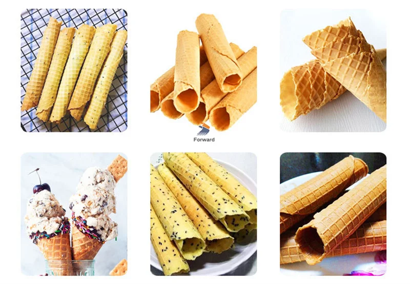 Commercial Stainless Steel Stroopwafel & Waffle Cone Dual-Purpose Snack Baking Machine