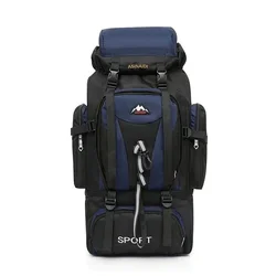 Mochila impermeable de gran capacidad para senderismo al aire libre, equipo de viaje para acampar, bolsas para exteriores, 70L, 2024