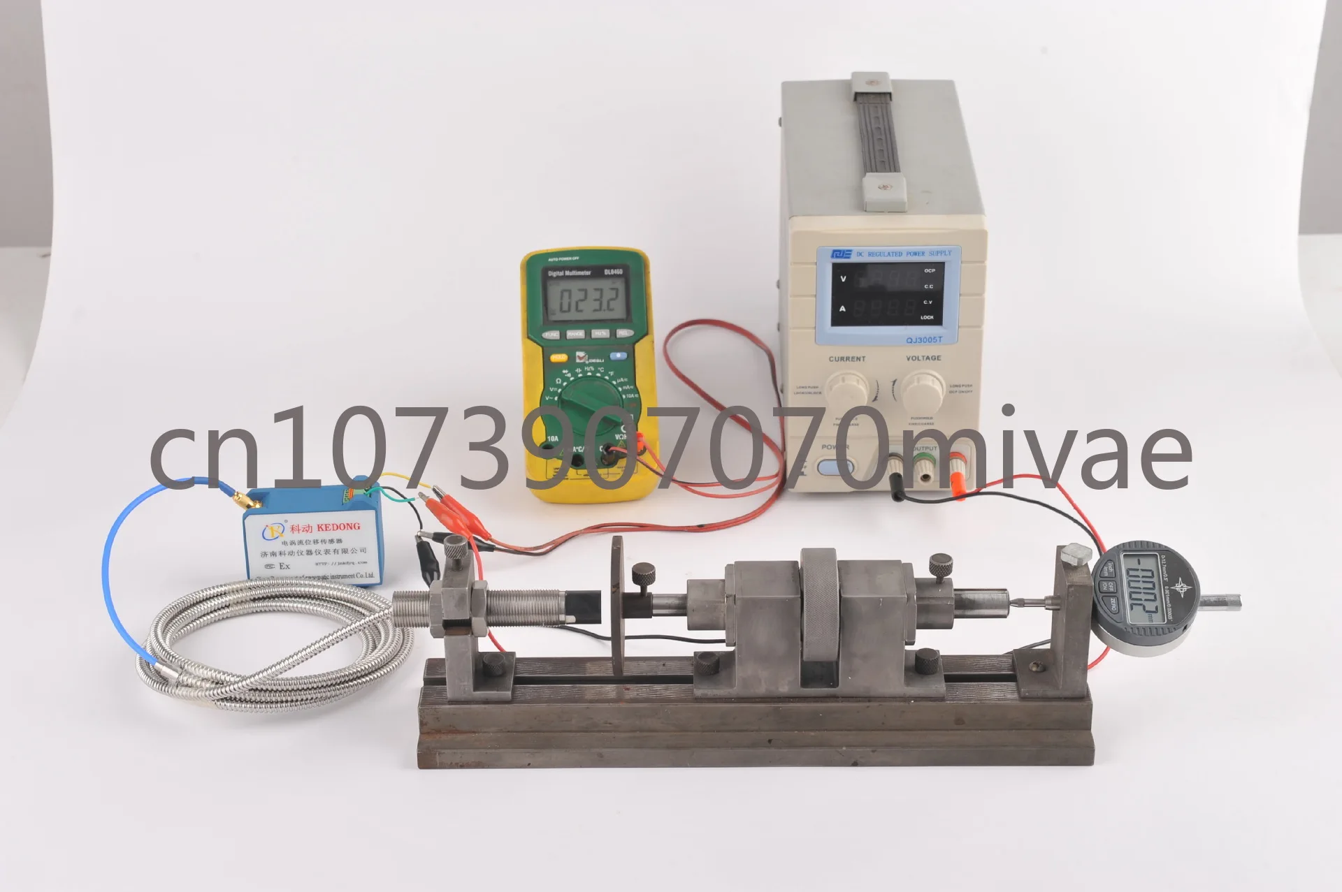 Integrated Eddy Current Sensor, Displacement, Rotational Speed Non-contact, Radial Vibration Axial Displacement