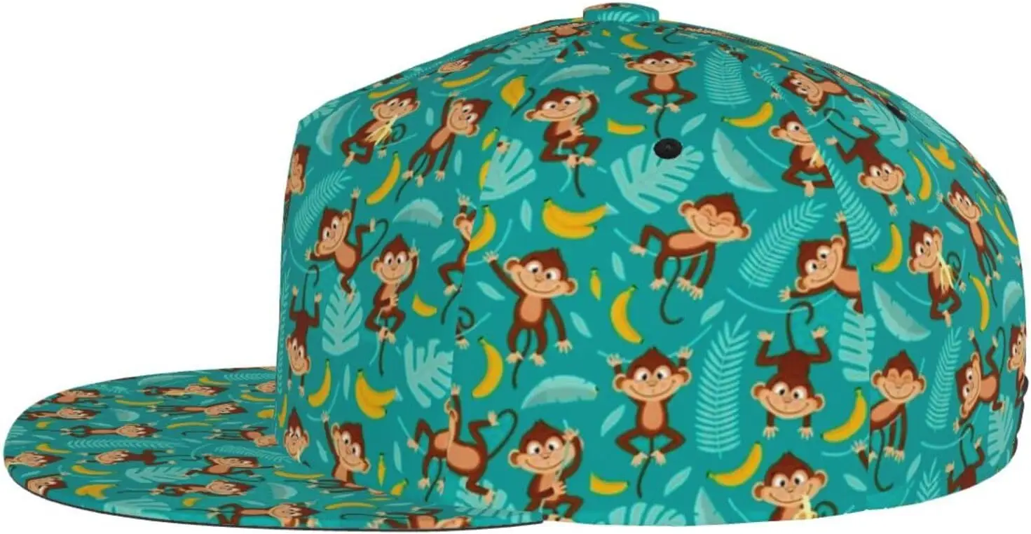 القرد قبعة الحيوان قبعات البيسبول لطيف القرد قبعة الشمس قابل للتعديل قرد قبعة بيسبول القبعات لطيف