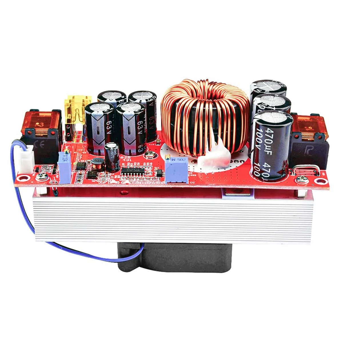 【CHYY HOT】 1800W DC-DC Boost Converter 40A ปรับแรงดันไฟฟ้า 10-60V ถึง 12-90V สําหรับการใช้งานกําลังสูง