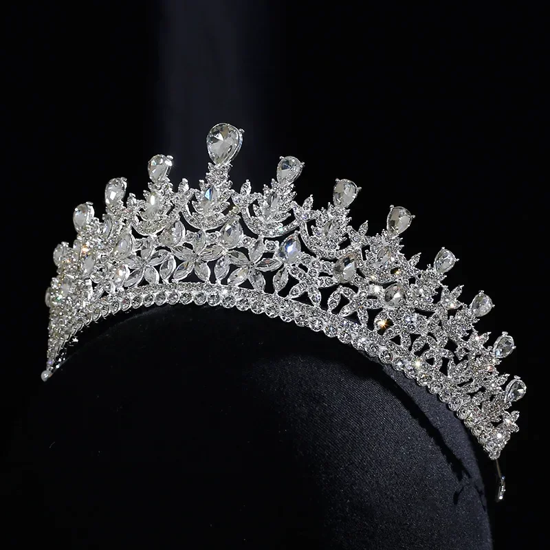 Bridal Hair Jewelry Rhinestones Crystal Tiaras and Crowns Diadem For Bride Women Party Dinner Dress Headband Wedding Accessories