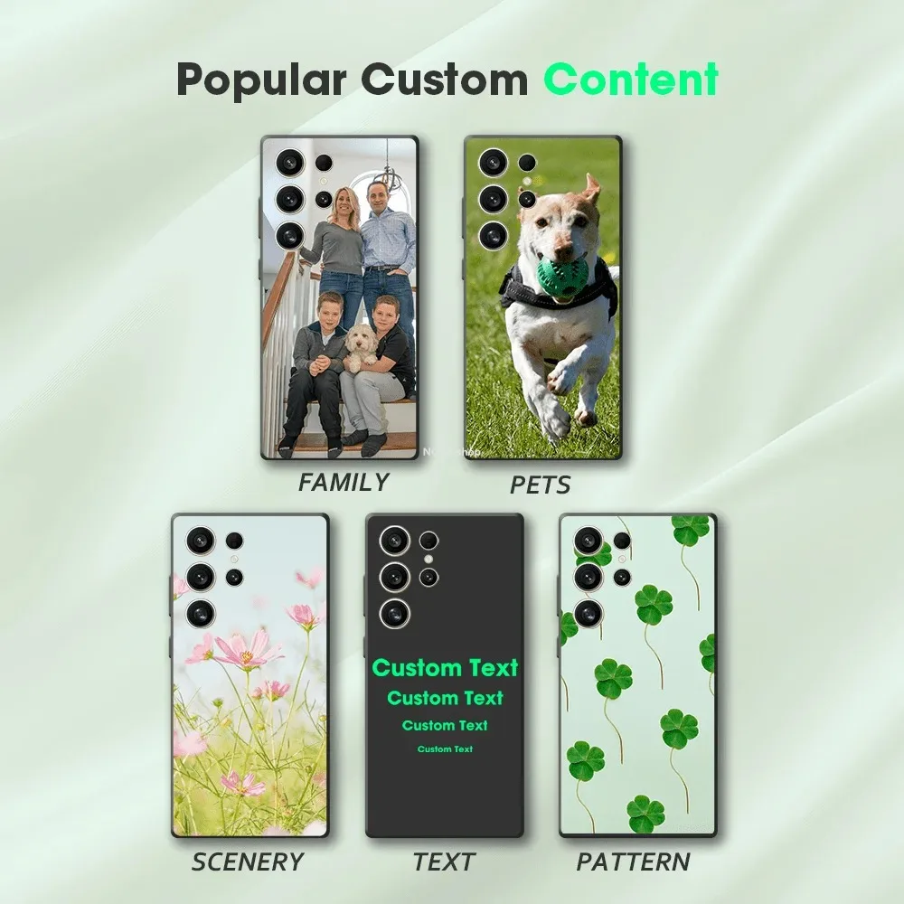 

Custom Photo DIY Frosted Matte Black TPU Case for Samsung Galaxy S25-S20 S21FE Note20U - Soft, Protective & Anti-Fingerprint