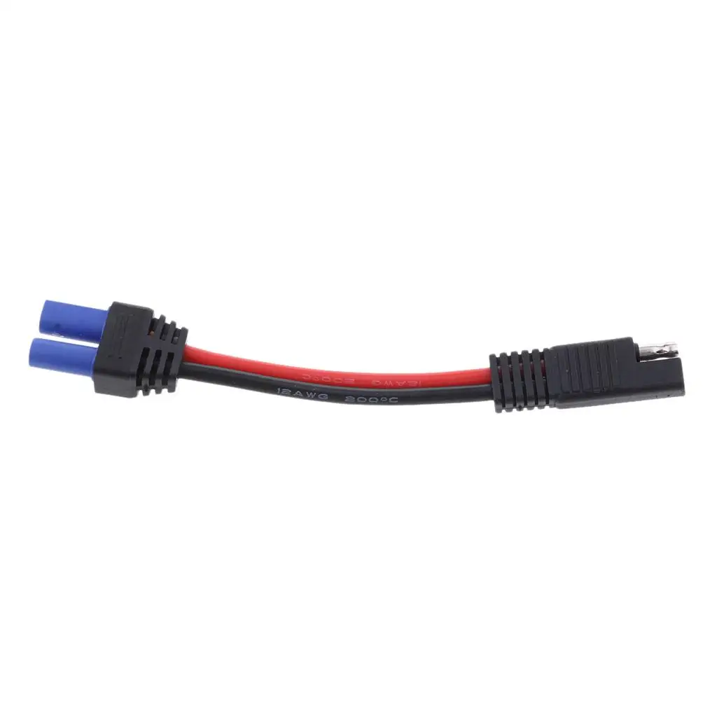 1-48V SAE Plug to EC5 Female Power Adapter Cable for Solar Battery